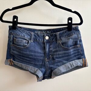 American Eagle Outfitters Dark Blue Jean Shorts